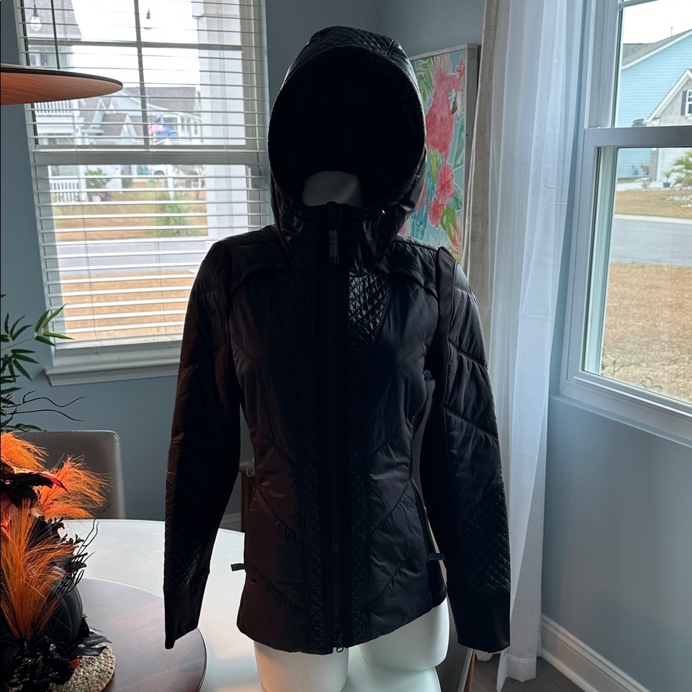 🖤LIKE NEW🖤Athleta Women's Black Hooded Ski Jacket